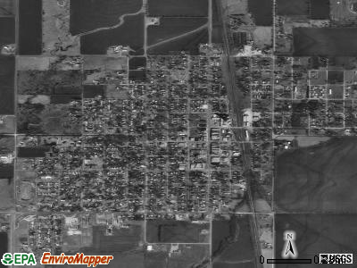 Newkirk satellite photo by USGS