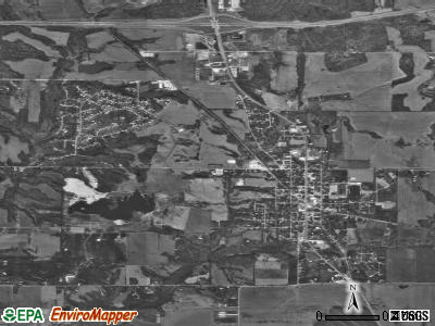 Cloverdale satellite photo by USGS