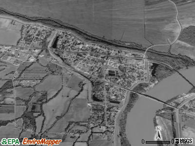 Simmesport satellite photo by USGS