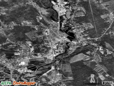 South Paris satellite photo by USGS