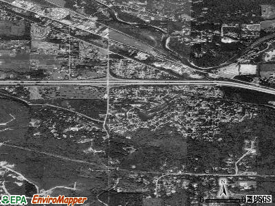 Riverbend satellite photo by USGS