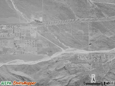 Cabazon satellite photo by USGS