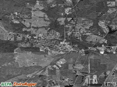 Lumberton satellite photo by USGS
