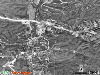 Waynesboro satellite photo by USGS