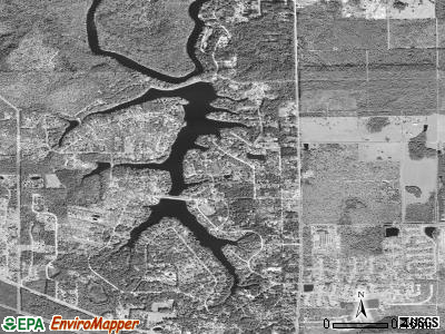 Asbury Lake satellite photo by USGS