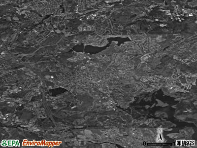 Marlborough satellite photo by USGS