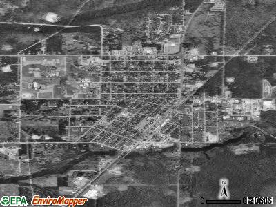 Kalkaska satellite photo by USGS