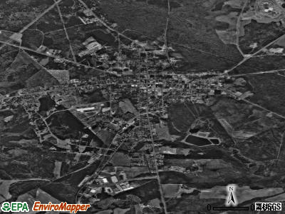 Wrightsville satellite photo by USGS