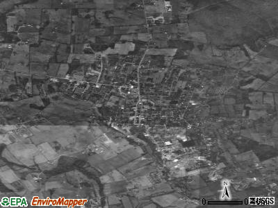 Albany satellite photo by USGS