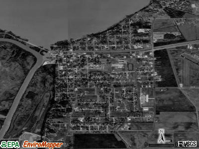 Plainsboro Center satellite photo by USGS