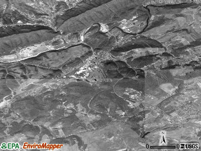 Saltville satellite photo by USGS