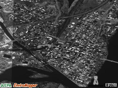Waterford satellite photo by USGS