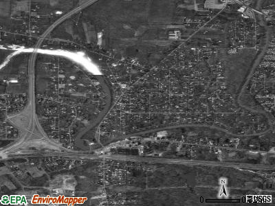Leavittsburg satellite photo by USGS