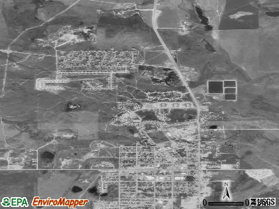 North Browning satellite photo by USGS