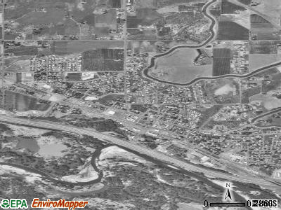 Zillah satellite photo by USGS