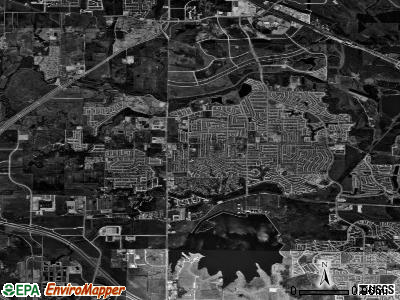 Coppell satellite photo by USGS