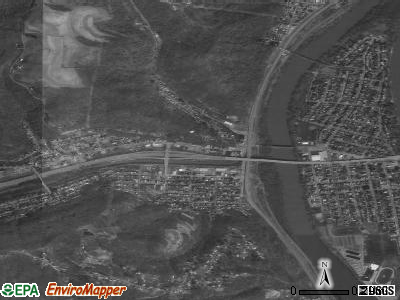Bridgeport satellite photo by USGS