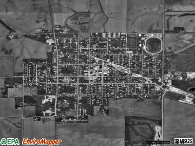 Cambridge satellite photo by USGS