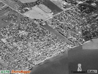Woodland Beach satellite photo by USGS