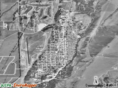 Red Lodge satellite photo by USGS