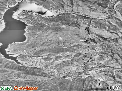 Lake Nacimiento satellite photo by USGS