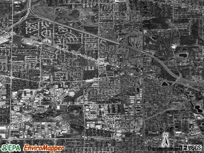 Addison satellite photo by USGS