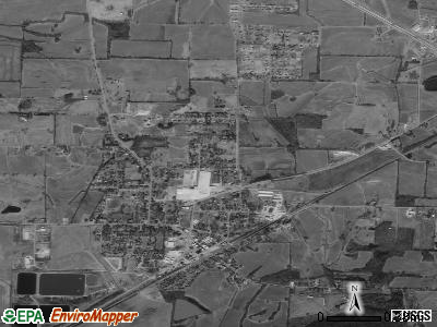 Bells satellite photo by USGS