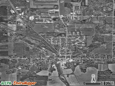 Seville satellite photo by USGS