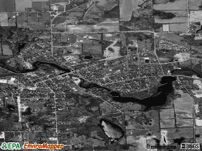 Manchester satellite photo by USGS