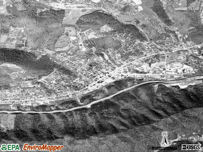 Gate City satellite photo by USGS