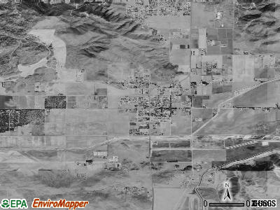 Winchester satellite photo by USGS