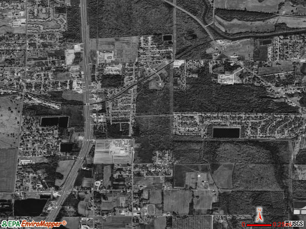 Richwood satellite photo by USGS 