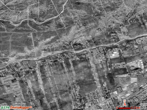 Agua Fria satellite photo by USGS 
