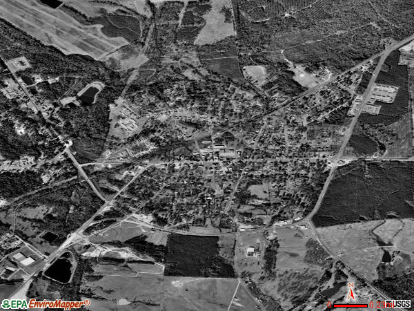Warrenton satellite photo by USGS 