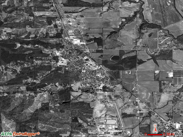 Belmont satellite photo by USGS 