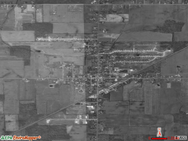 Lagrange satellite photo by USGS 