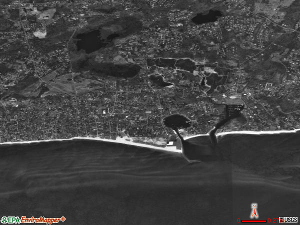 Harwich Port satellite photo by USGS 