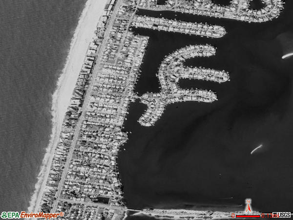 Belleair Beach satellite photo by USGS 