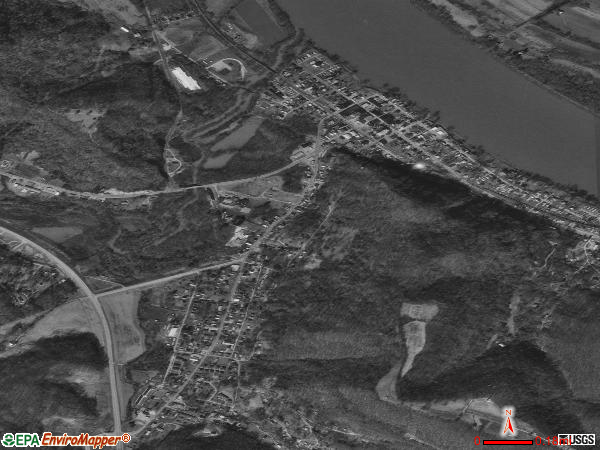 Vanceburg satellite photo by USGS 