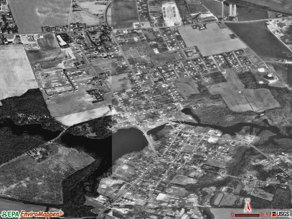 Milton satellite photo by USGS 