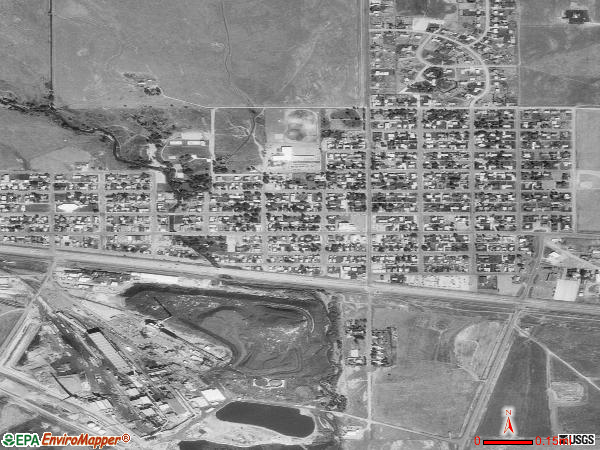 East Helena satellite photo by USGS 