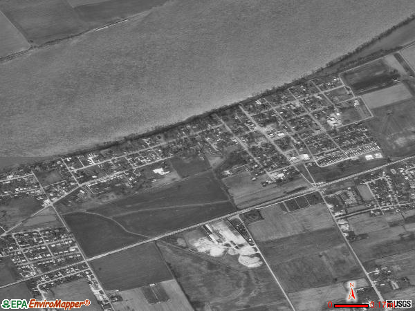 Lewisport satellite photo by USGS 