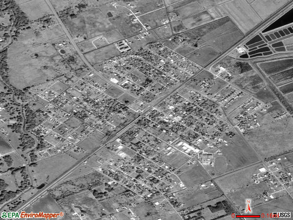 Danbury satellite photo by USGS 