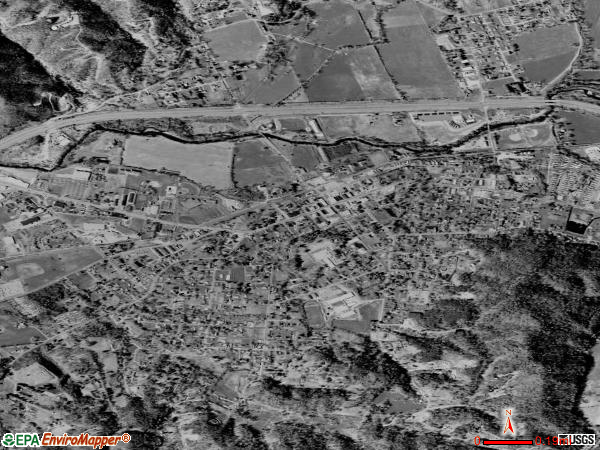 Andrews satellite photo by USGS 