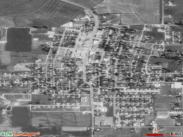 Stevensville satellite photo by USGS 