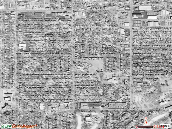 Westwood satellite photo by USGS 