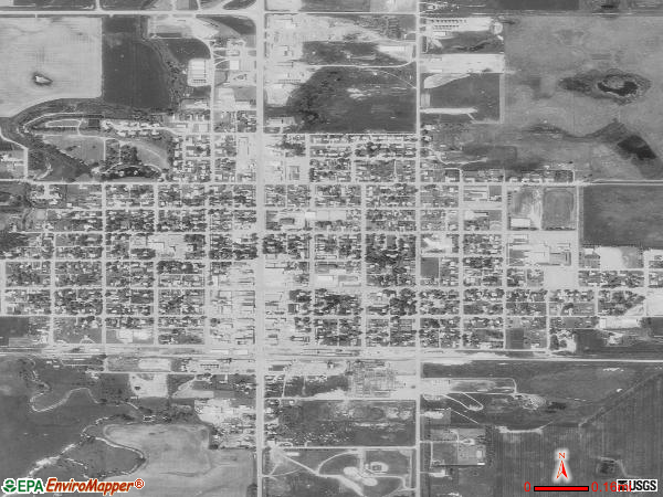 Miller satellite photo by USGS 