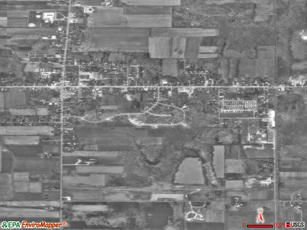 Orwell satellite photo by USGS 