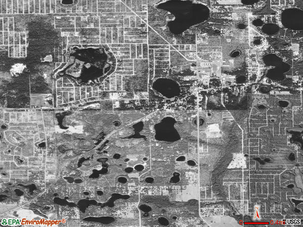 Interlachen satellite photo by USGS 