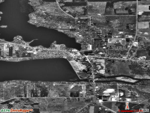 Montello satellite photo by USGS 